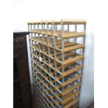 Wine Rack, to hold one hundred and five bottles.