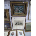 Meta Pluckebaum, (1876 - 1945), 'Sweet Tooth' featuring kittens, hand tinted etching, pencil signed,