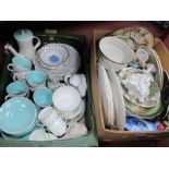 Poole of Allertons Table Pottery, ribbon plates, Worcester Hop 'Mathew' Clock, Imari and