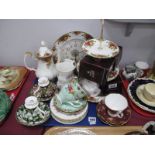 Royal Albert 'Old Country Roses' Three Tier Cake Stand, coffee pot, beakers (based) and oddments