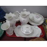 Aynsley 'Little Sweetheart' China, of approximately fourteen pieces:- One Tray