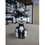 Lorna Bailey Dozer the Cat, 12.5cm high.