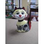 Lorna Bailey - Shaggy the Cat, 13cm high.