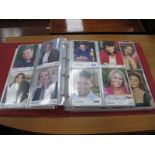 An Album Containing Signed Photographs from Heartbeat, facsimile autographs of actors in the