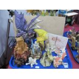 'Enchantica' Figures, to include castle, dragons and mythical creatures, 'The Triad' Dragon, 'The