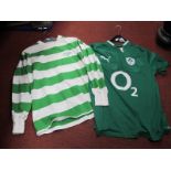 Glasgow Celtic 'European Cut Winners 1967' Replica Shirt, Sport Lifestyle I.R.F.U Shirt. (2)