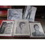 An Album Containing Black and White Photographs of Actors, Anthony Perkins, Montgomery Cliff, Tyrone