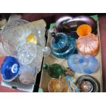 Glassware, bowls, vases, etc:- Two Boxes.