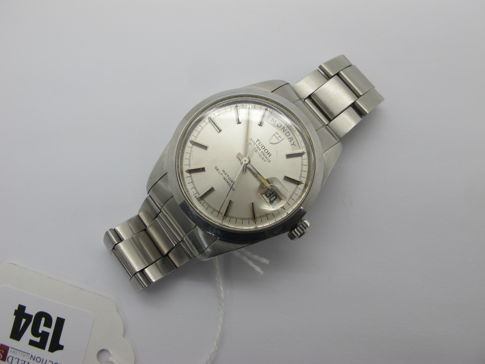 Tudor; A c.1980's Oyster Prince Date Day Stainless Steel Gent's Wristwatch, Ref: 70170, Serial No; - Image 2 of 15