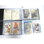 Two Albums of Approximately One Hundred and Eighty Six Early XX Century and Later Picture Postcards,
