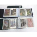 Two Albums of Approximately Two Hundred and Thirty Nine Early XX Century Picture Postcards, to