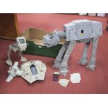 Four Original Star Wars Trilogy Space Vehicles, including At-At Scout Walker Vehicle, Snow