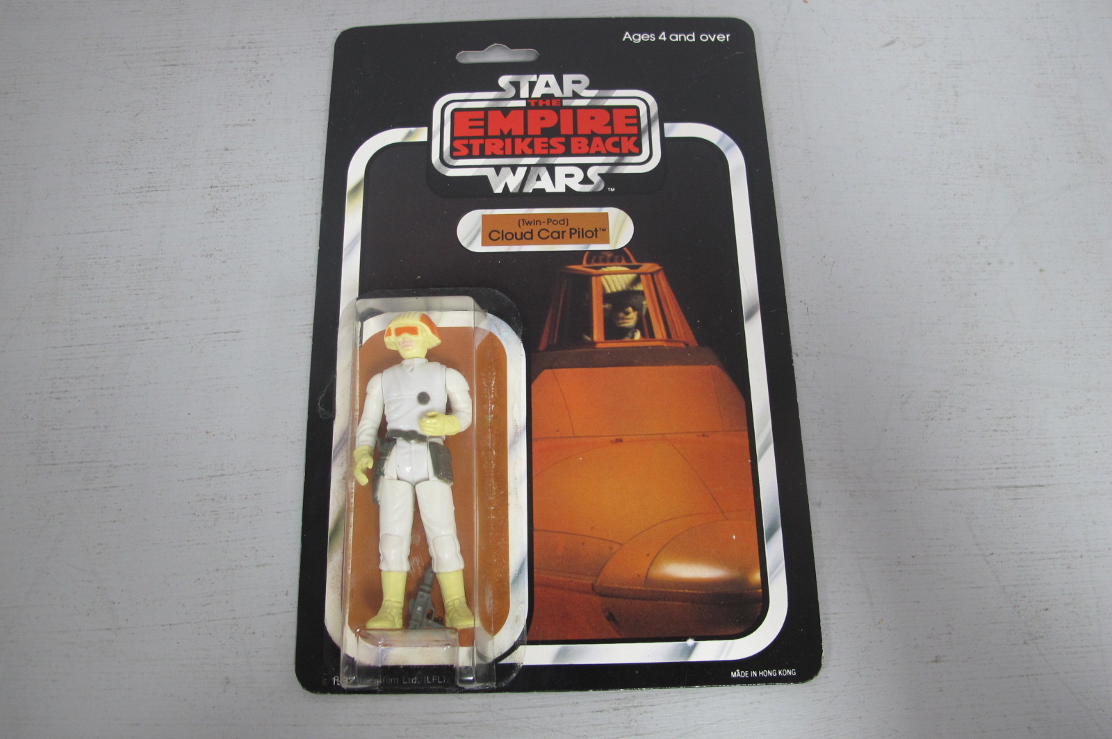 A Palitoy General Mills Star Wars, The Empire Strikes Back, Cloud Car Pilot carded figure, slight