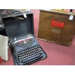 A Remmington Model 5 Typewriter, made in Canada, circa 1930's. Gestetner's Diaphragm Duplicator,