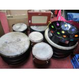 Gepa Bongo Drums, Trommus drums, Penland steel drums, Roberts radio.