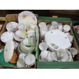 Imperial, Royal Osborn, Doulton 'Tapestry', 'Duchess' and other table China, Royal Winton three tier