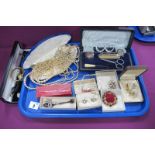 A Mixed Lot of Assorted Costume Jewellery, including imitation pearls, gold filled cased ladies