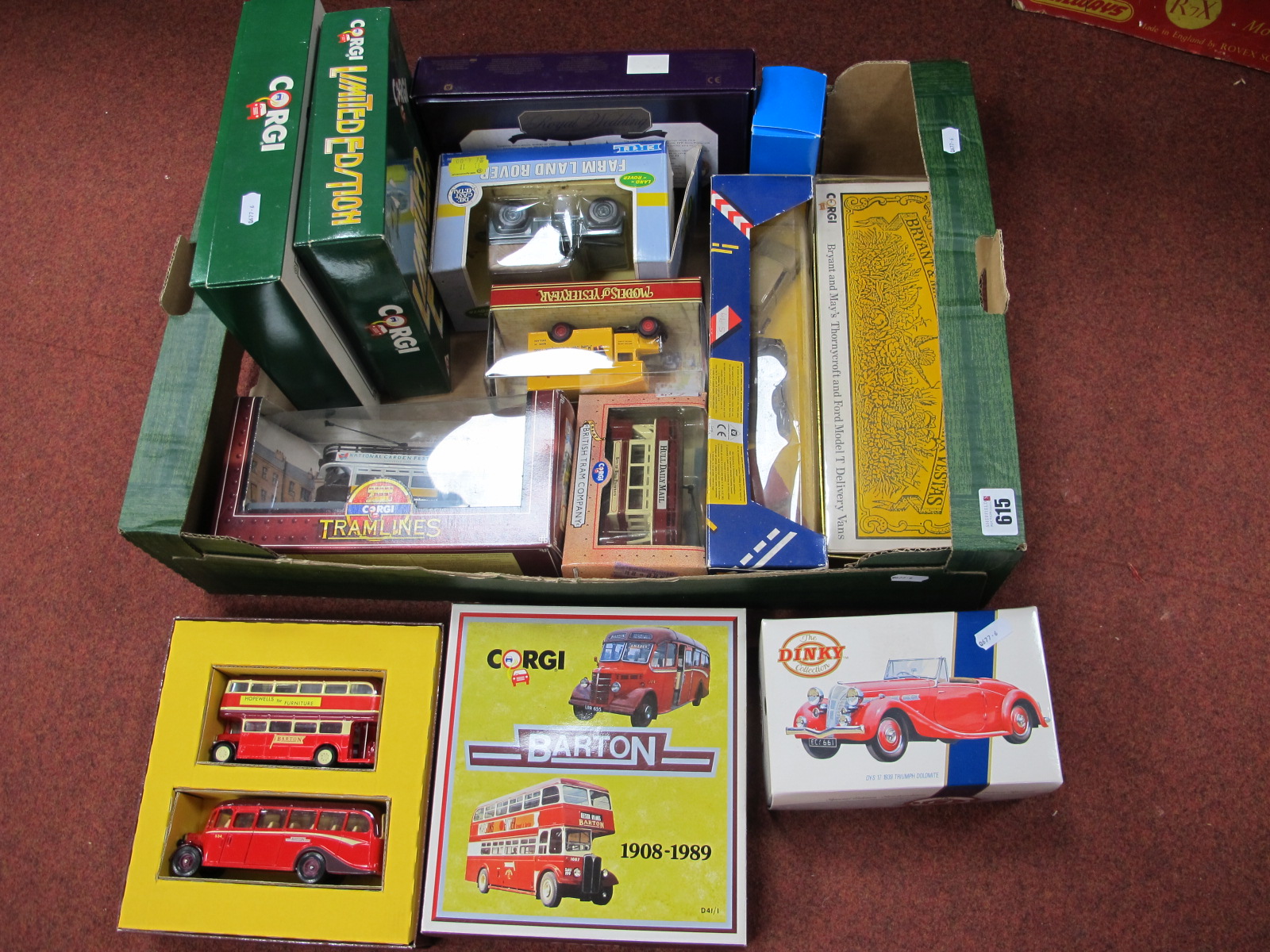 A Collection of Boxed Diecast Model Vehicles, by Lledo, Corgi, Matchbox, Ertl, to include Corgi