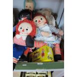 A Quantity of Dolls and Soft Toys, by BND London, Fisher Prince and other; together with a boxed