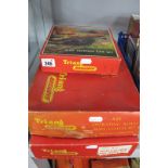 Two Tri-ang "OO" Gauge/4mm Ref No. R23 Operating Royal Mail Coach Sets, Boxed, one good, one fair (