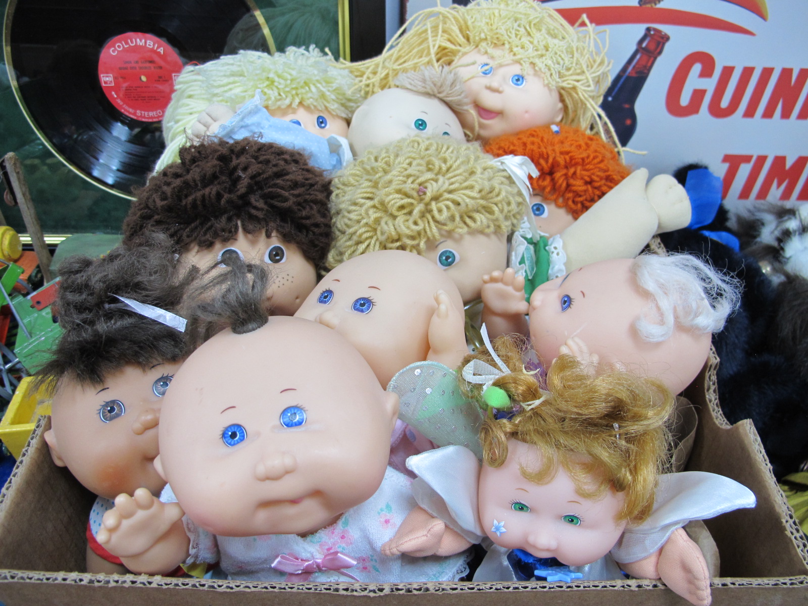 Cabbage Patch Type Dolls, Mattels, Hasbro, etc. (11)