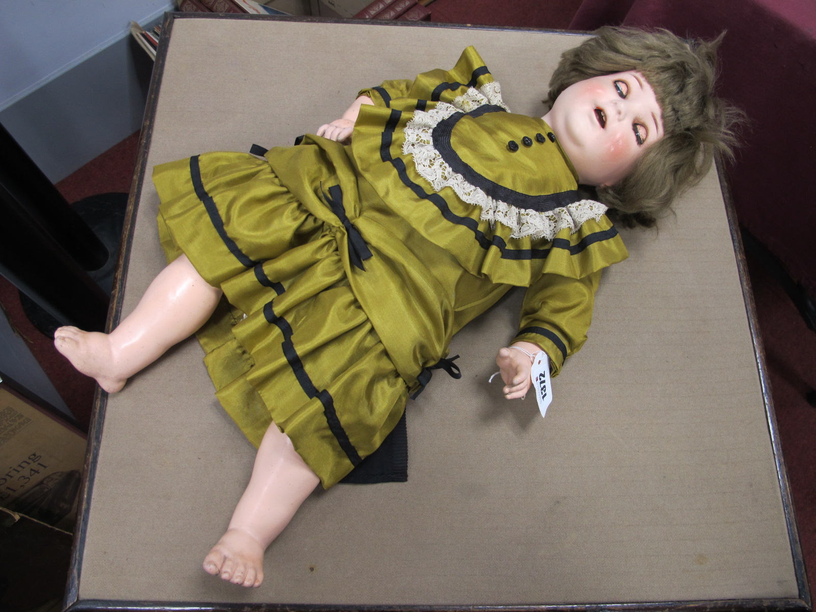 Simon & Halbig, Germany 126 pottery headed doll, with moveable eyes, open mouth, 53cm high.