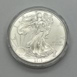 2013 USA One Ounce Fine Silver Liberty Dollar.