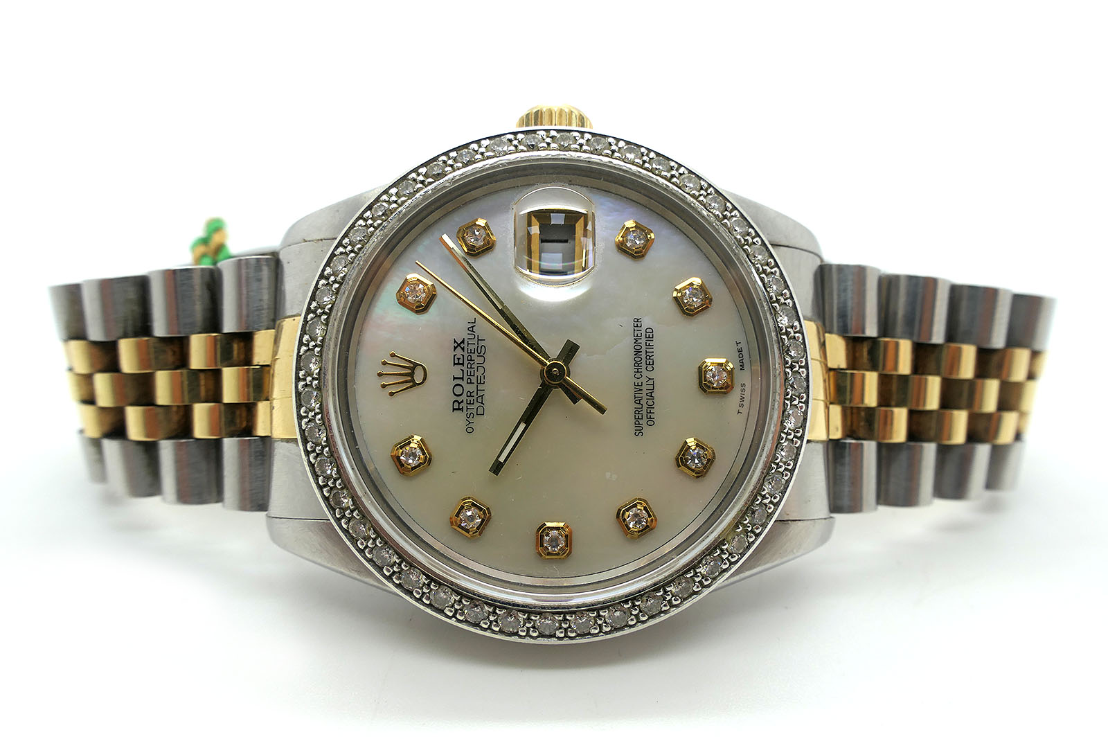 Rolex; A c.1981 Oyster Perpetual Datejust Bi-Metal Automatic Gent's Wristwatch, Model: 16013, Serial