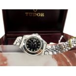 Tudor; A Modern Princess Oysterdate Lady-Sub Automatic Ladies Wristwatch, the signed black dial