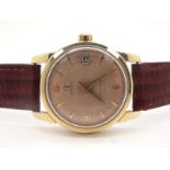 Omega; A Vintage Seamaster Calendar Automatic Gent's Wristwatch, the signed dial with Arabic