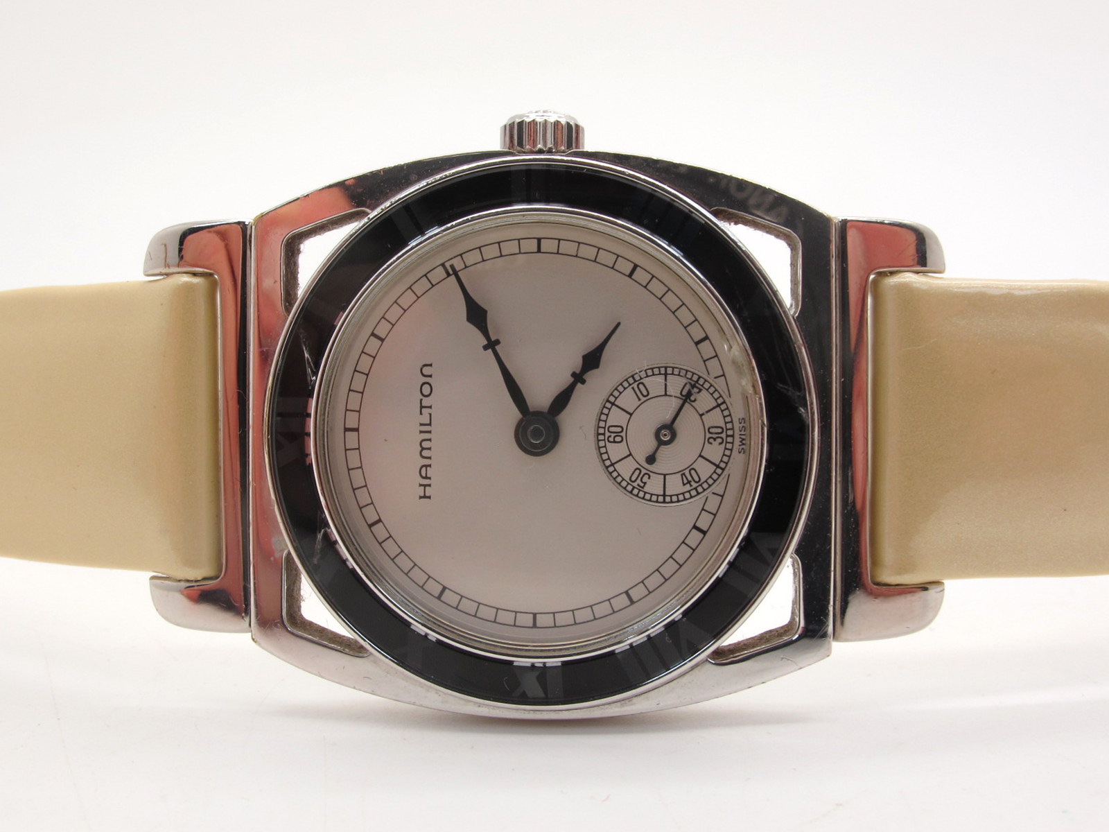 Hamilton; An Art Deco Style Yankee's World Champions Commemorative Ladies Wristwatch, the signed