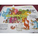 Ten Circa 1960's Film Posters, to include The Aristocats, The Secret of Santa Vittoria, Who's