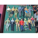 Approximately Ten Action Figures.