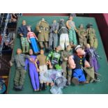 Approximately Ten Action Figures.