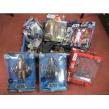 Star Wars: A Selection of Action Figures, Models and Collectables, boxes and loose.