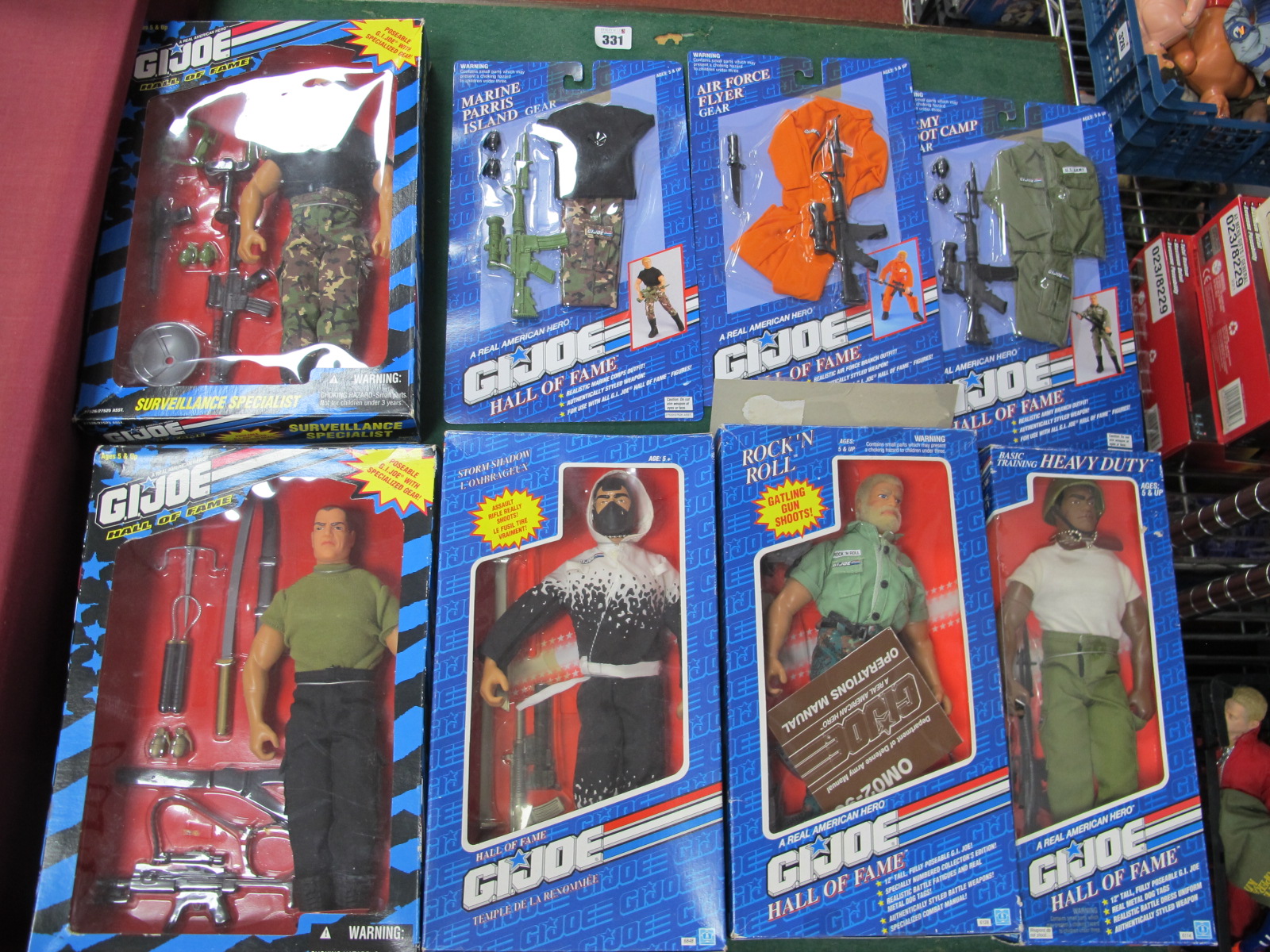 GI Joe - Five Boxed Action Figures, to include Surveillance Specialist, Martial Arts, Expert and