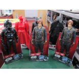 Star Wars - Large Carded Action Figures, to include Kyloren, Jynerso, Fighter Pilot, Praetorian