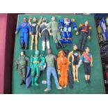 Approximately Ten Action Figures.