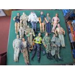 Approximately Ten Action Figures, to include Hasbro Eagle Eyes, plus others.