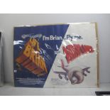 Film Poster, Double Bill, Monty Python's Life of Brian, plus Airplane, printed by W. E Berry,