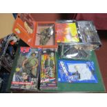 Four Modern Plastic 'Military' Action Figures, to include Dragon #70138 1:6th scale USAAF Bomber