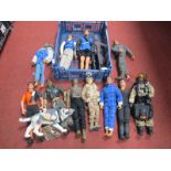 Approximately Twelve Action Man Figures, (ages vary).