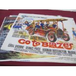 Twelve 1960's and Later Film Posters, to include Go To Blazes, Charlotte's Webb, The Way We Were,