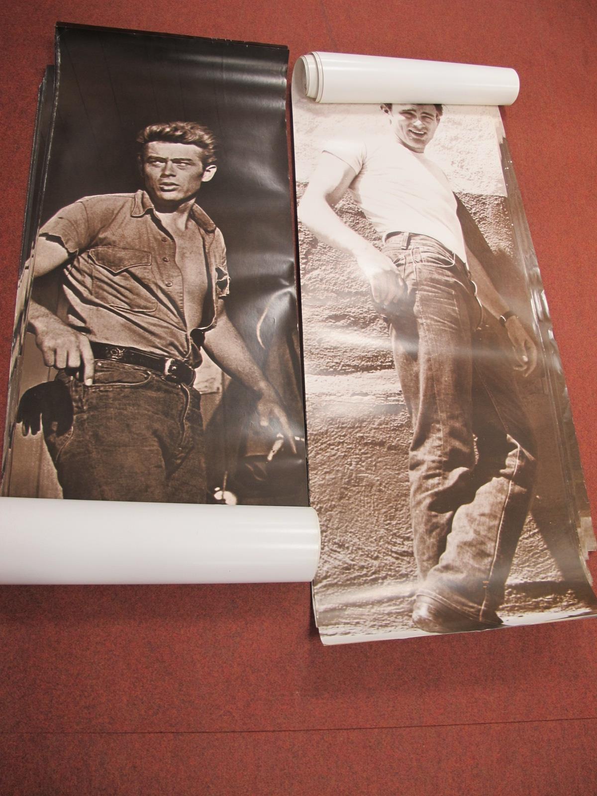 A Collection of James Dean Posters, 1980's and later.