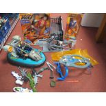 Two Boxed Action Man Figures - Super Samurai plus Ninja Kick; plus Action Man in a Power Boat with