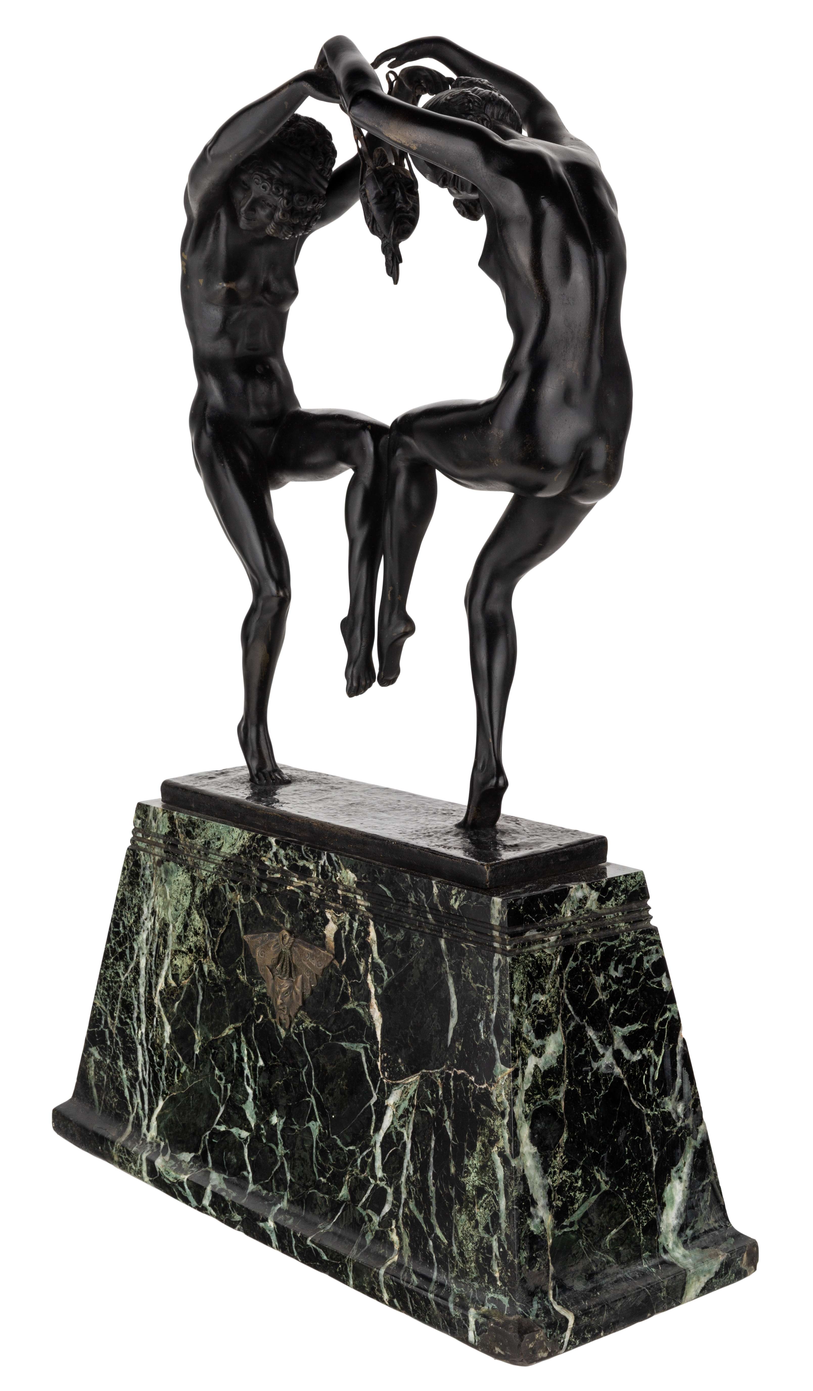 ART DECO SCULPTURE BY AURORE ONU (ROMANIAN 20TH CENTURY), CIRCA 1925 - Image 2 of 5