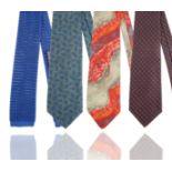 GROUP OF FOUR DESIGNER TIES