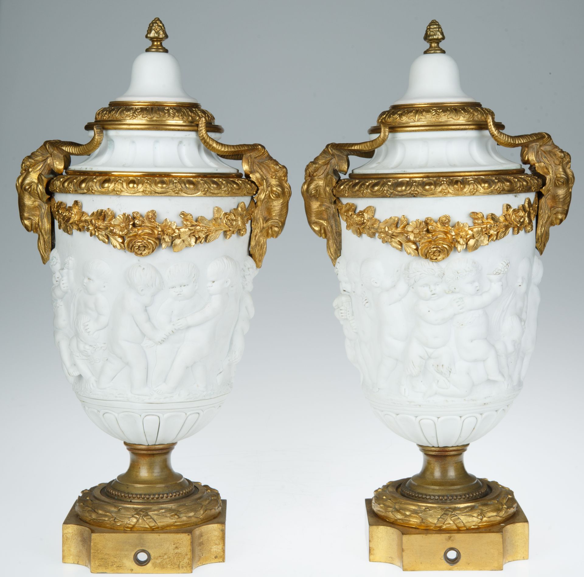 PAIR OF SEVRES VASES - Image 2 of 4