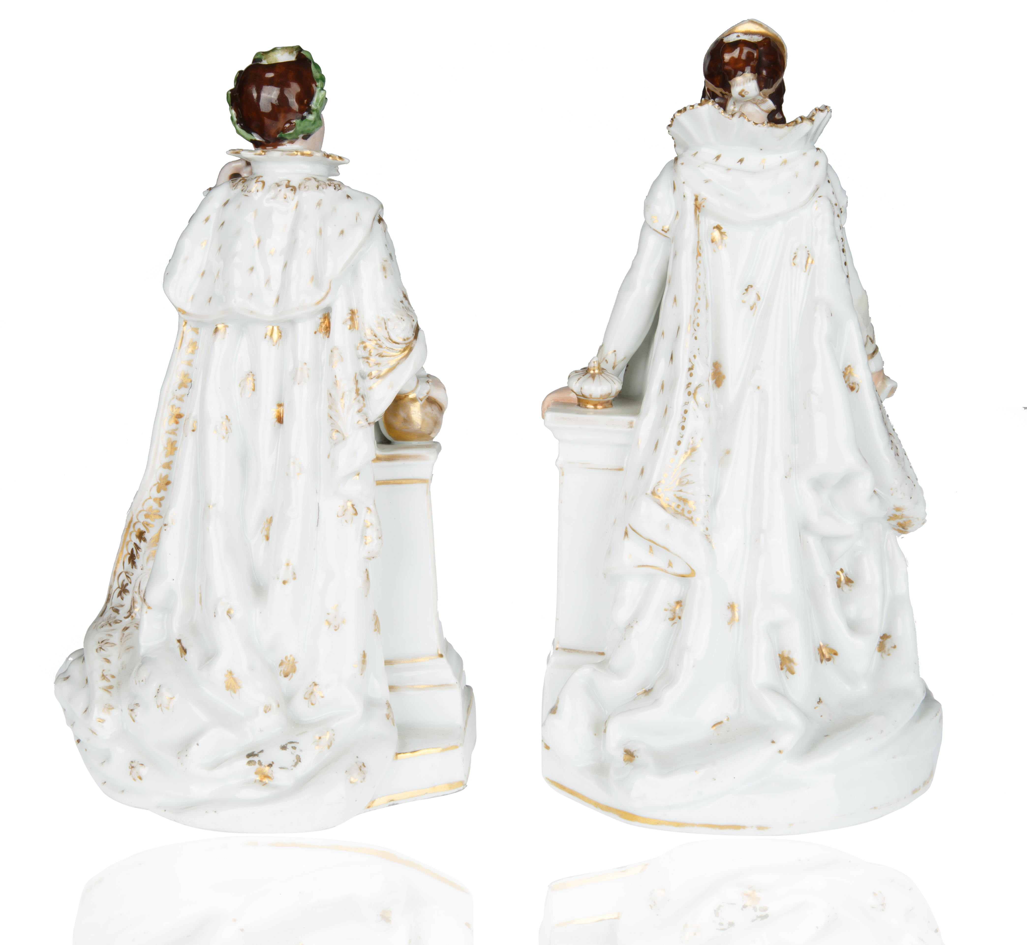 FRENCH 'NAPOLEON AND JOSEPHINE' STATUETTES - Image 2 of 5