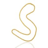 22KT ROPE-STYLE GOLD NECKLACE